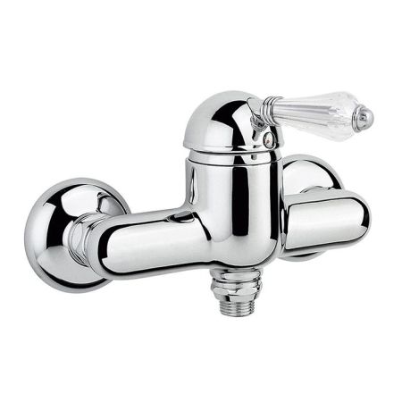 Nicolazzi Cristallo Смеситель для душа однорычажный, вывод снизу 1/2", цвет: хром, артикул 3405CR33