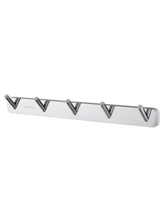 Вешалка с 5 крючками для ванной WONZON & WOGHAND STILL, Хром (WW-6655), артикул WW-6655