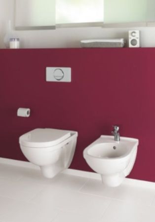 Унитаз Villeroy&Boch O Novo 5660HR01 подвесной Белый альпин с сиденьем QuickRelease и SoftClosing, артикул 5660HR01