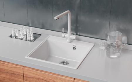 Мойка ULGRAN Quartz асфальт (Forte 505-09), артикул Forte 505-09