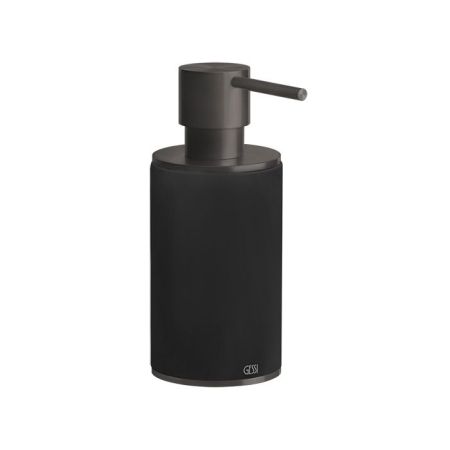 GESSI 316 Дозатор для жидкого мыла настольный, цвет: черный/brushed black metal pvd