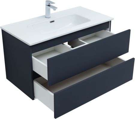 Тумба под раковину Aquanet Вега 2.0 90 маренго, артикул 00337950
