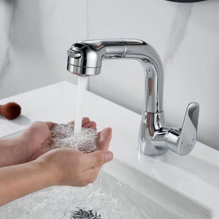 Смеситель для раковины многофункциональный Raffine F291, хром