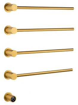 Полотенцесушитель электрический встраиваемый WONZON & WOGHAND HAMBURG, Золото (WW-AL314-G)