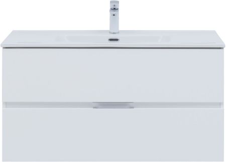 Мебель для ванной Aquanet Алвита New 100 2 ящика, белый матовый, артикул 00274205