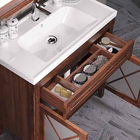 Мебель для ванной Палермо 90 Opadiris Светлый орех, артикул 