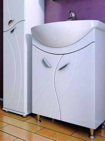 Тумба под раковину Vigo Faina 60 Белая, артикул F-0-600(Балтика)