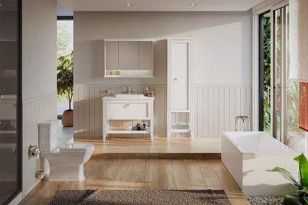 Комплект унитаза Serenada с бидеткой, сиденье с микролифтом, механизм Geberit, артикул 9722B003-7205