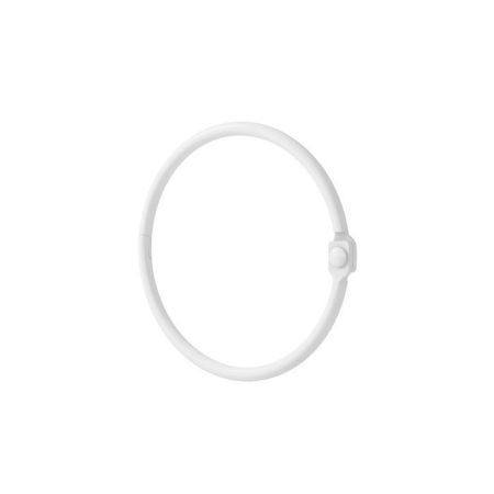 Набор колец для шторы в ванную комнату, металл, белый матовый, IDDIS, (RM02WHOi15), артикул RM02WHOi15