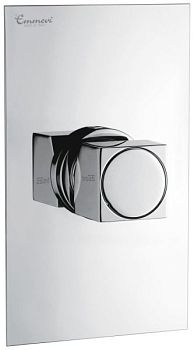 Emmevi Siris, однорычажный встраиваемый смеситель для душа, цвет хром