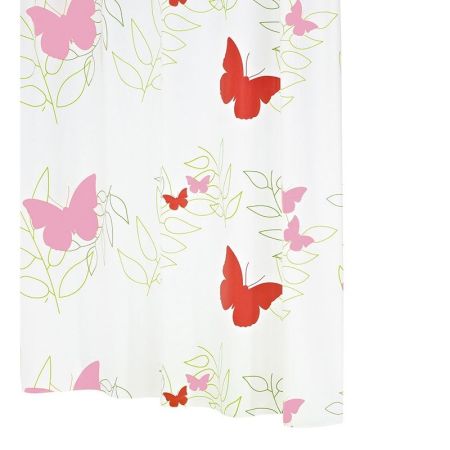 Штора для ванны Ridder Butterflies 200х180 Красная, артикул 32606