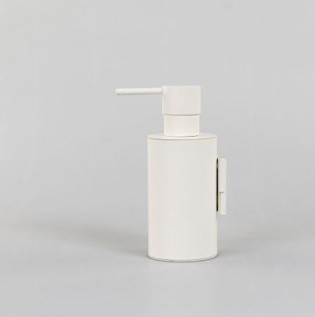 Stil Haus Hashi, настенный металлический дозатор, цвет белый матовый, цвет помпы хром, артикул HS30M(24)