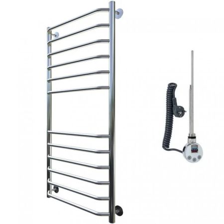 Электрический полотенцесушитель Тругор Браво 2 элТЭН 120x50 Хром, артикул Браво2/элТЭН12050