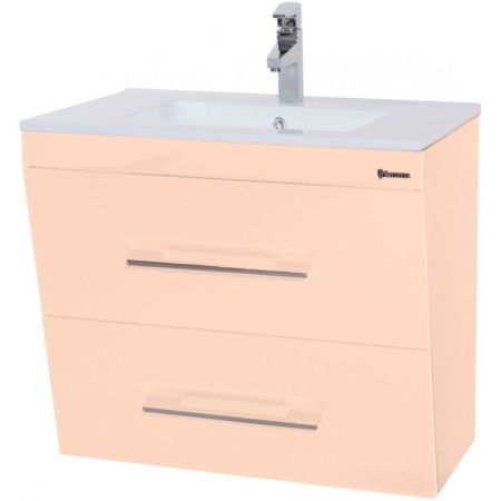 Тумба под раковину Bellezza Берта 75 4635212510076 подвесная Бежевая, артикул 4635212510076