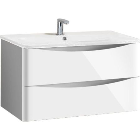 Тумба под раковину Vincea Roberta VMC-1R800LW подвесная L.White, артикул VMC-1R800LW