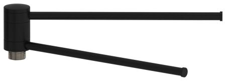 Полотенцедержатель 360 для ДР "СУНЕРЖА" / L 250х2 (Матовый черный), артикул 31-2003-0250