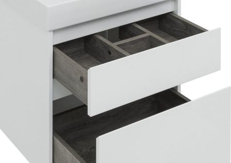 Мебель для ванной Aquanet Nova Lite 60 белый (2 ящика), артикул 00242921