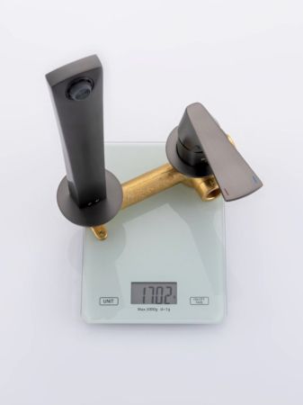 Смеситель для раковины встраиваемый Raglo R07.11.09, графит, артикул R07.11.09