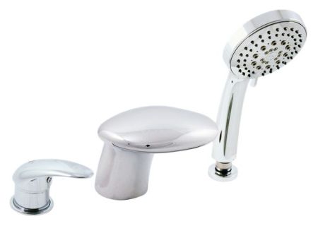 Смеситель на борт ванны Rav Slezak Dunaj D471.5Y Хром