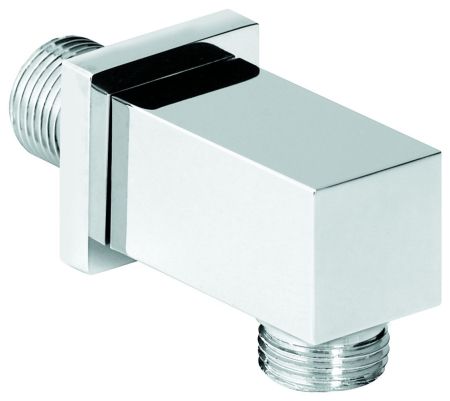 Emmevi Квадратный вывод из стены на 1/2 ММ, латунь, цвет хром, артикул C06909CR