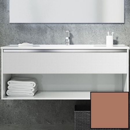 Тумба с раковиной SanVit Контур 120 kkont120 в цвете Ral подвесная Капучино, артикул kkont120