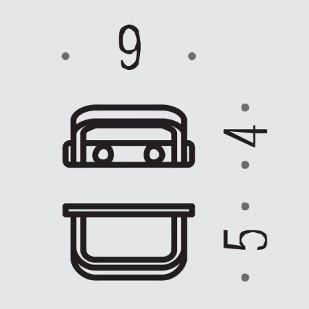 Colombo Time Крючок, цвет: хром, артикул W4217.CR