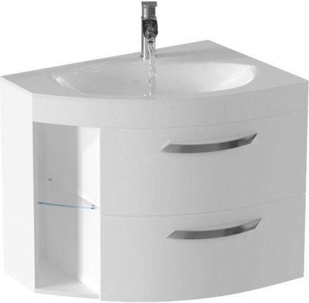 Тумба для ванной без раковины De Aqua Трио Люкс 80 New R белая Grass, артикул 00201707