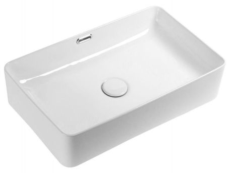 Раковина накладная Allen Brau Fantasy 55 4.11003.20 белый глянец, артикул 4.11003.20