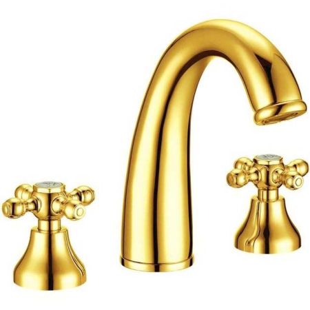 Смеситель для раковины на 3 отверстия TRADIZIONALE ORO