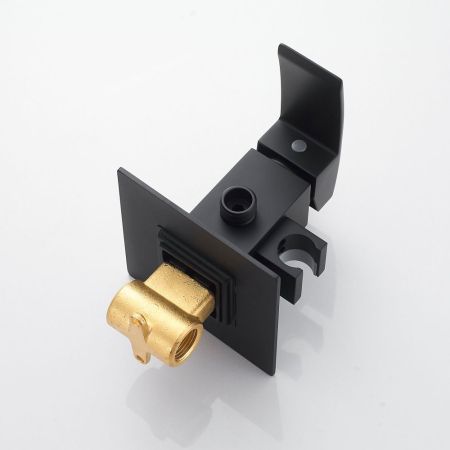 Гигиенический душ со смесителем Rose R1505H-2, черный