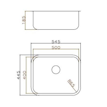 Кухонная мойка Grandex Aqua Select 200336, сатин