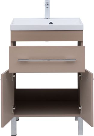 Тумба под раковину Aquanet Верона 60 капучино (1 ящик, 2 дверцы), артикул 00304534