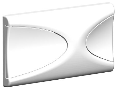 Schwab Targa, панель смыва с двумя клавишами, глянцевый хром, артикул 5508499