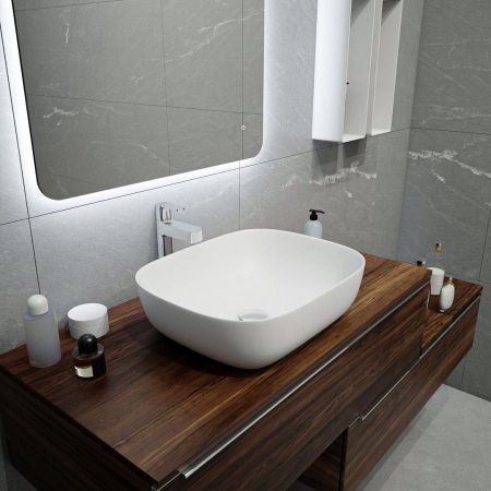 Раковина чаша Maretti FL13NS25-740, белая, артикул FL13NS25-740