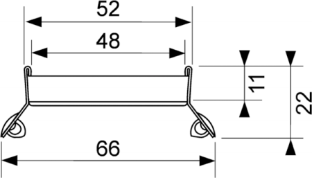 Дизайн-решетка, TECE, TECEdrainlinе "plate II", ширина, мм-66, длина, мм-800, высота, мм-22, вид-основа для плитки, материал-нержавеющая сталь, цвет-полированная нержавеющая сталь, артикул 600872