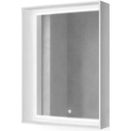 Зеркало Raval Frame 60 с подсветкой Белое