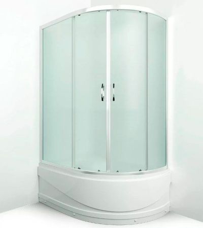 Душевой уголок Erlit Comfort ER0512TL 120x80 профиль Матовый хром стекло матовое, артикул ER0512TL-C3