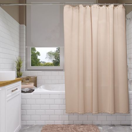 Шторка для ванной "Элит" FORA, бежевая, артикул FOR-PH102