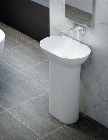 Напольная раковина из литьевого мрамора  CEZARES TITAN-ROUND