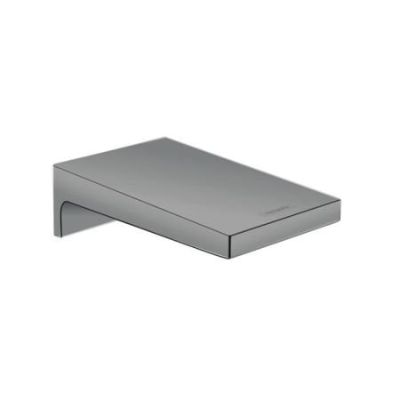 HG Metropol Излив на ванну 185мм, настенный, цвет: шлифованный черный хром