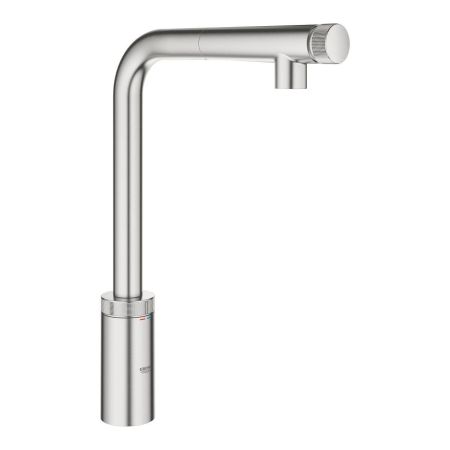Смеситель для кухни GROHE Minta SmartControl, суперсталь (31613DC0)