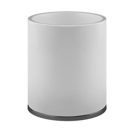 Gessi Tondo Корзина для мусора цвет:  белая/Black XL, артикул 45590#299