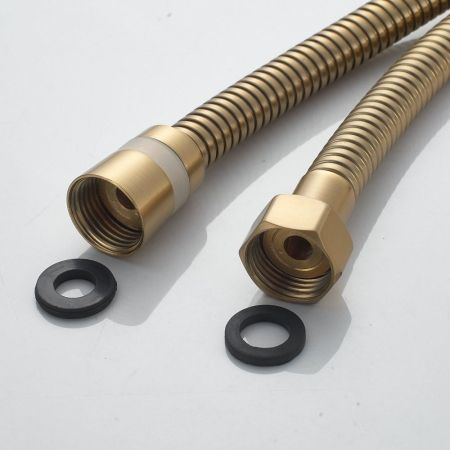 Смеситель для ванны Shevanik S9902G, золотой сатин, артикул S9902G