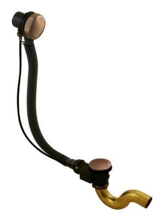 Сифон для ванны латунный 700мм,БРОНЗА