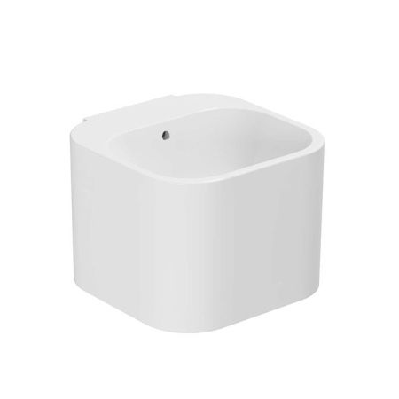 AZZURRA TANDEM Бельевая корзина под раковину из полиуретана 42х42хh52см, белая, артикул ULI CES bi