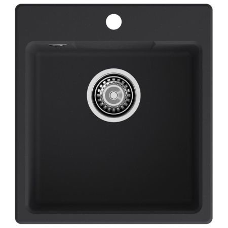 Кухонная мойка GranFest URBAN 644, черный, артикул 644 черный