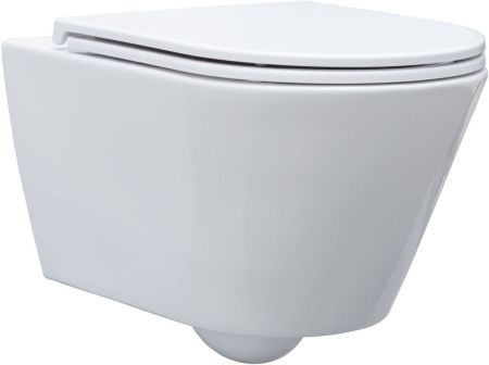 Чаша подвесного унитаза Aquanet Lake LAKE-W белый, артикул LAKE-W