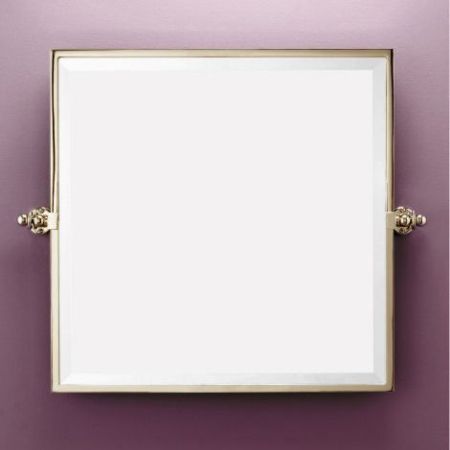 Devon First Class Зеркало настенное квадратное (51/61х50хh51cм), фурнитура: золото светлое