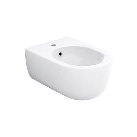 Olympia Milady, подвесное биде c крепежом, 52x37 см, цвет черный глянцевый, артикул MIL220113