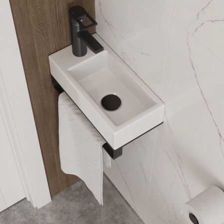 Раковина подвесная Maretti AR13PD37-844, белая, артикул AR13PD37-844